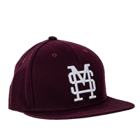 mississippi state adidas fitted baseball hat