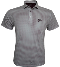 Horn Legend State Script Diamond Print Polo