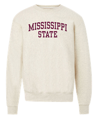 MV Sport Mississippi State Arch Proweave Crew Sweatshirt