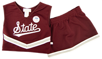 Third Street Toddler State Script 2 Piece Cheerleader Set