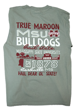 Image One MSU Bulldogs True Maroon Long Sleeve Shirt