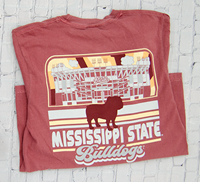 Image One Mississippi State Sunrays Design Long Sleeve Shirt