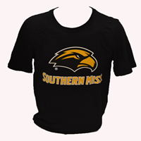 Russell Athletic Essential Eagle Head Southern Miss Tee